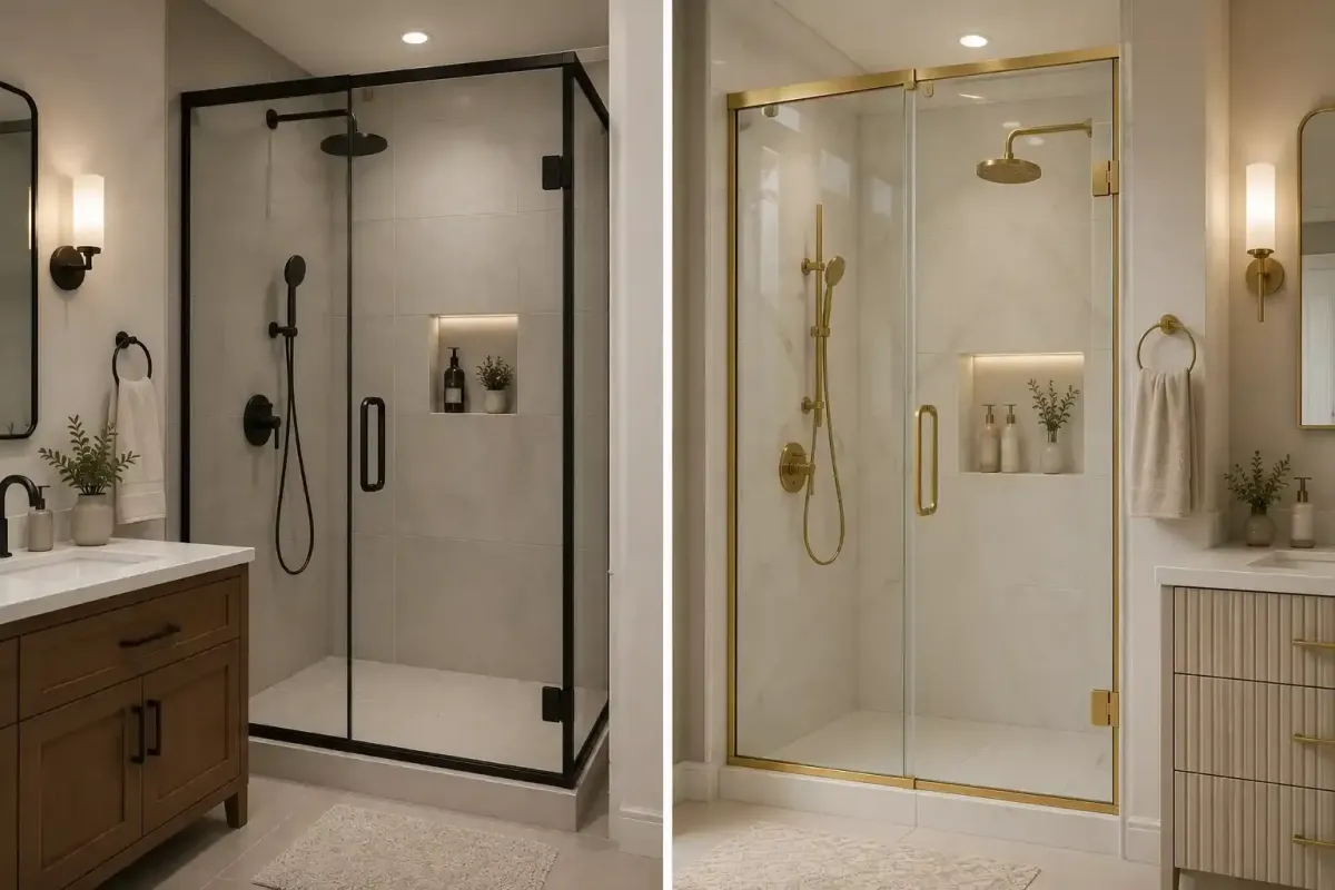 Shower door hardware trends