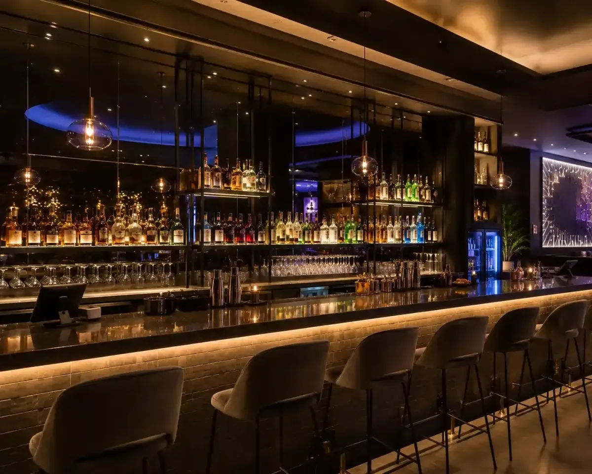 Commercial bar mirrors
