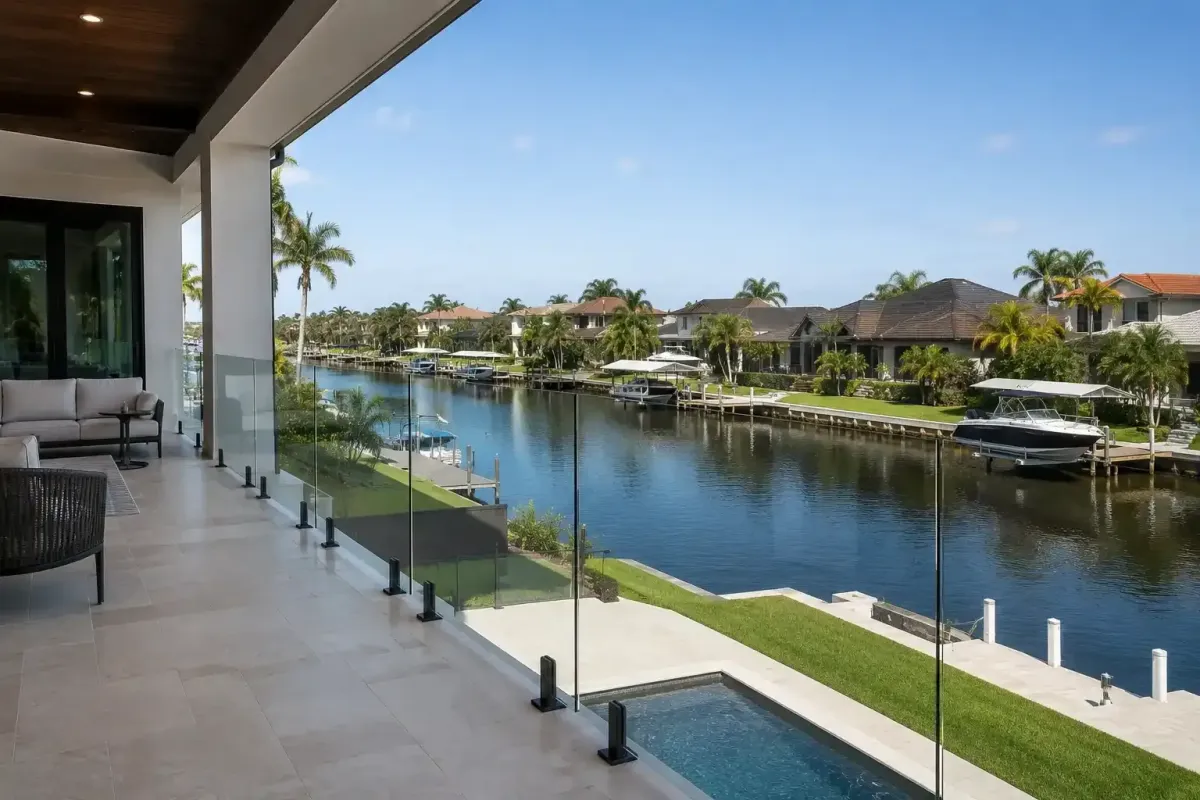 Cape Coral glass railings