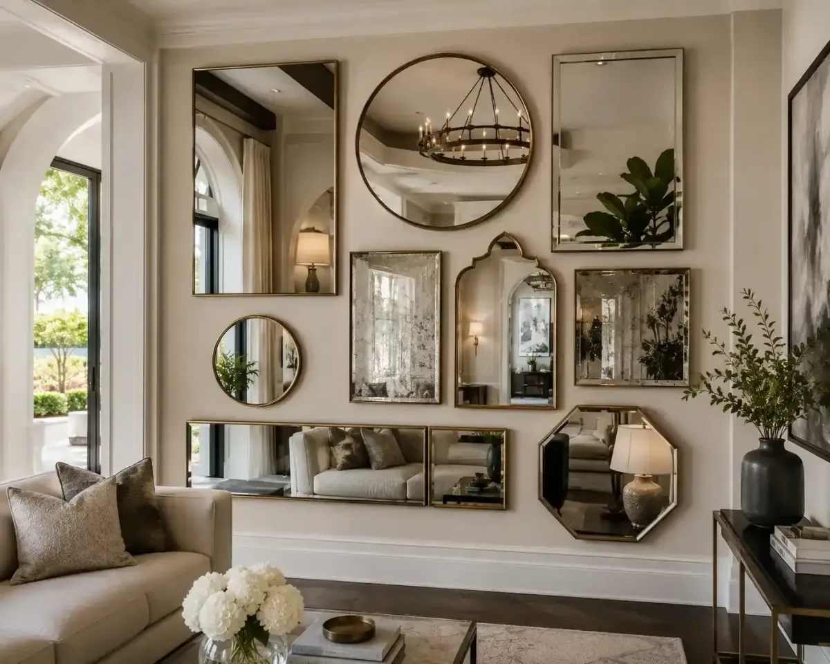 Mirror gallery wall 
