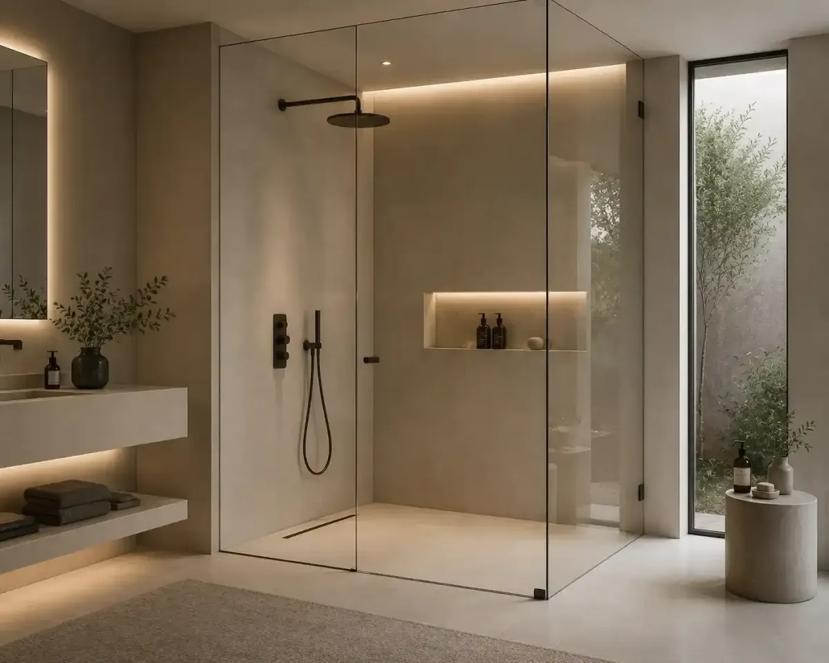 Minimalist glass design