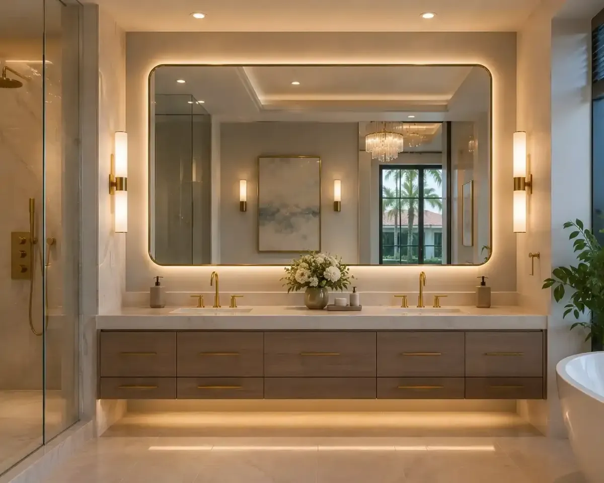 Luxury mirrors in North Naples 
