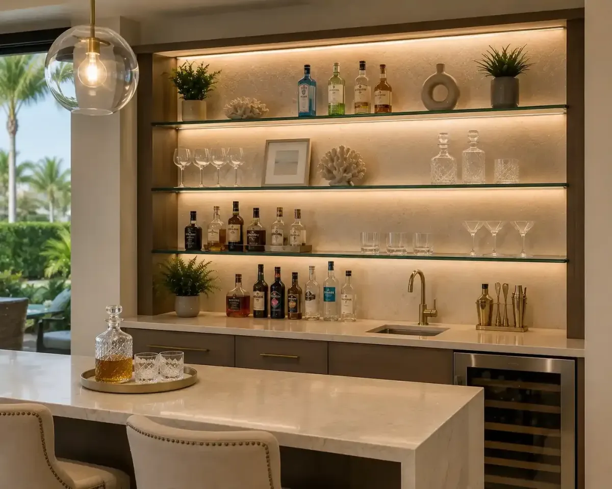 Custom shelves in Bonita Springs