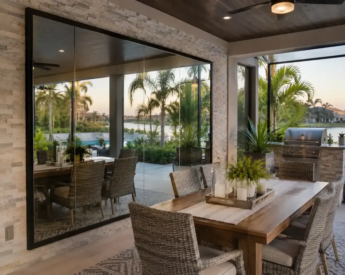 Lanai mirrors in Florida
