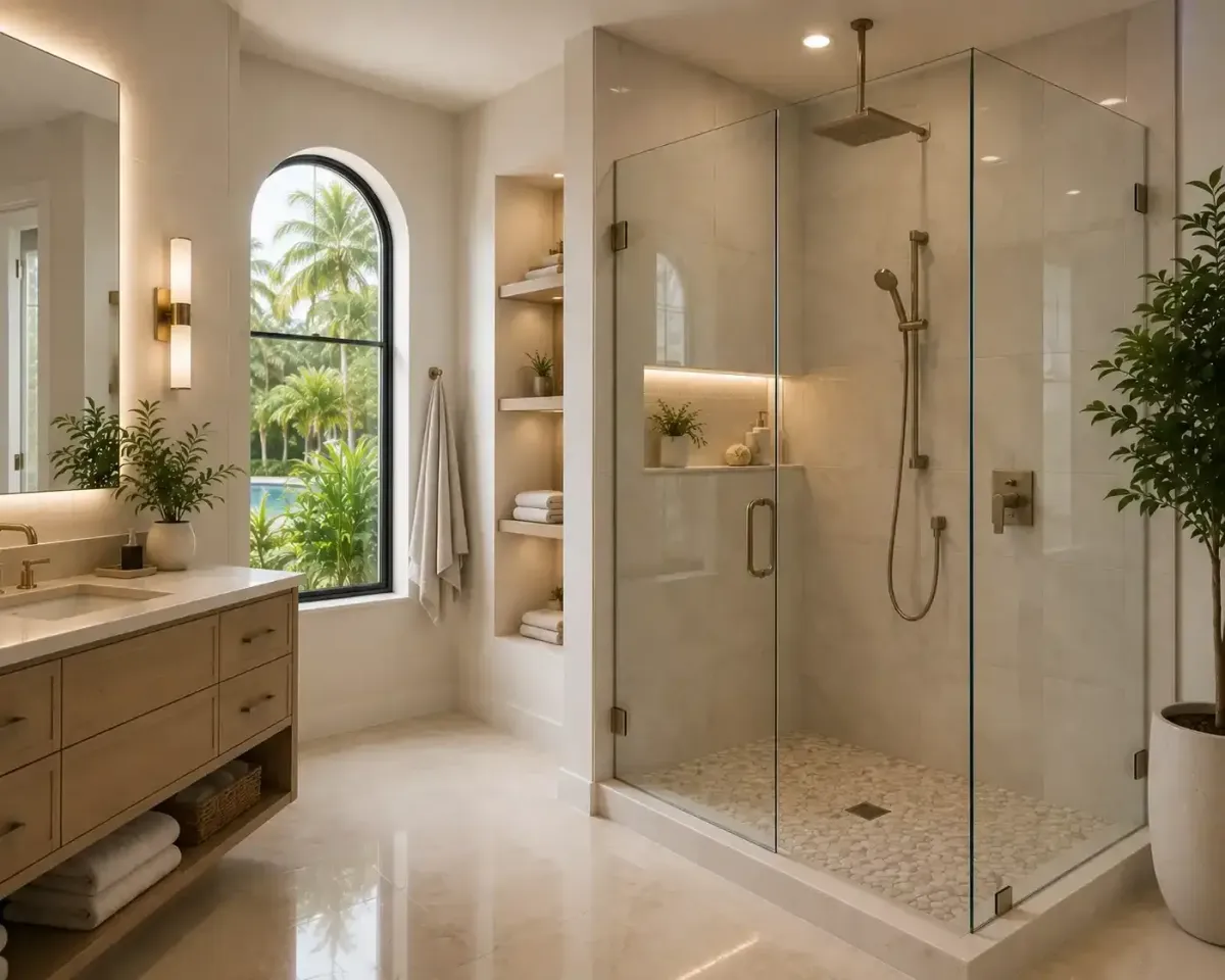 custom vs standard shower enclosure