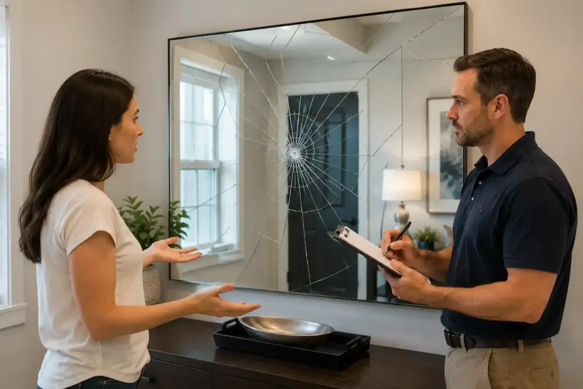  does insurance cover residential mirror damage