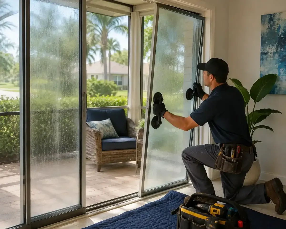 Lehigh Acres foggy window  