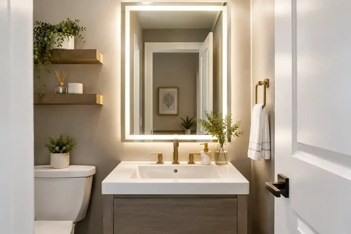 Small bathroom mirrors 