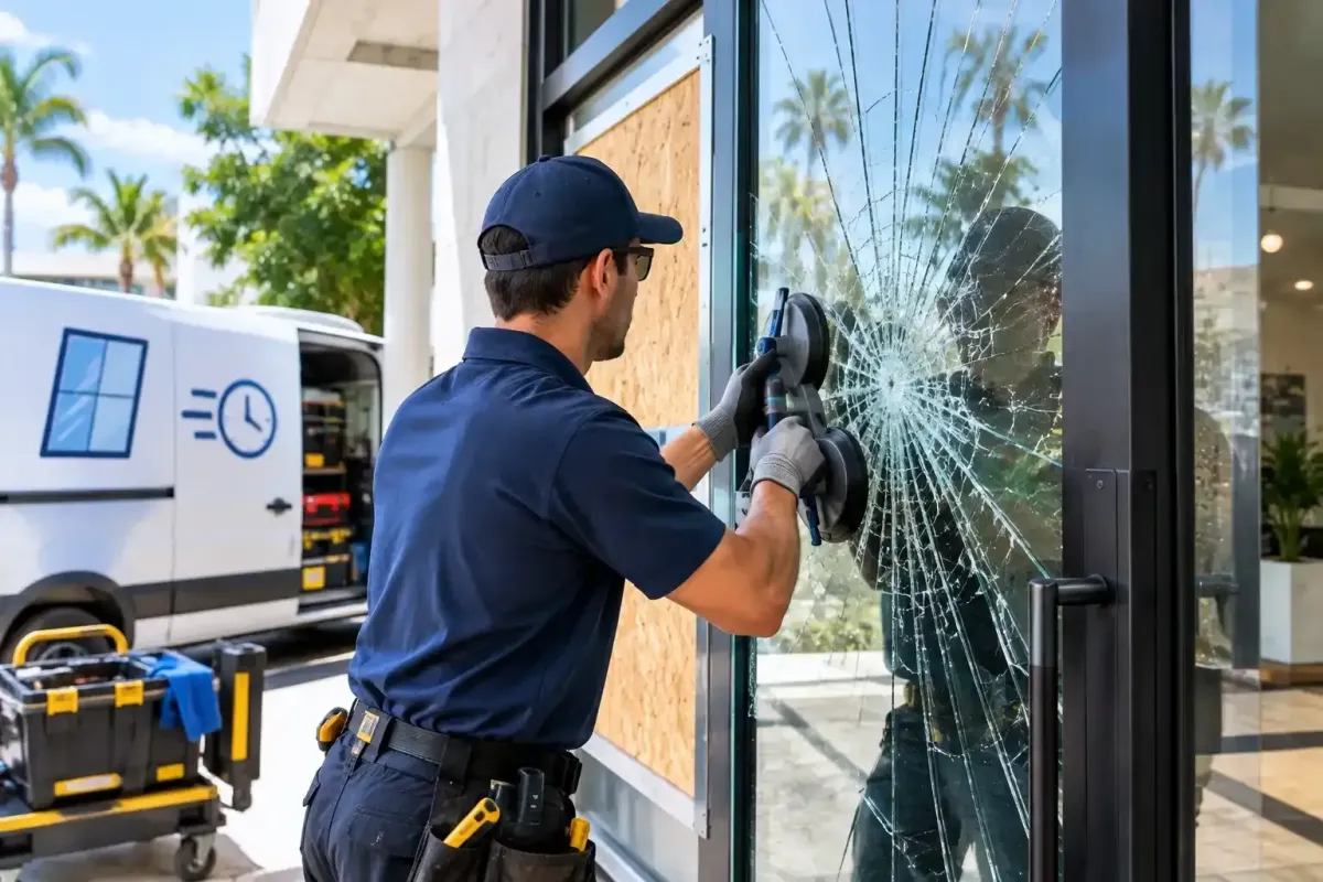 Emergency glass repair 