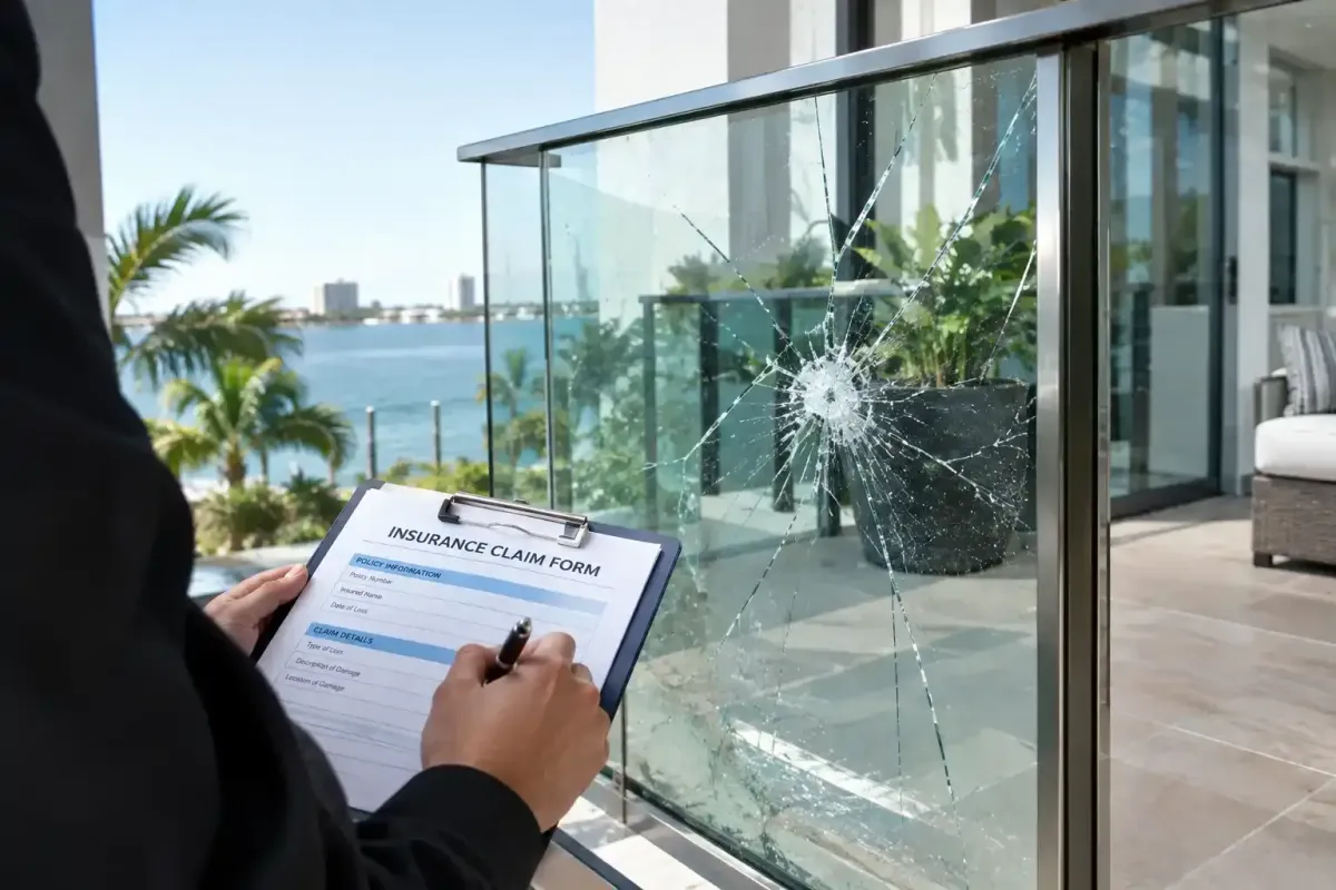 does insurance cover custom glass feature damage
