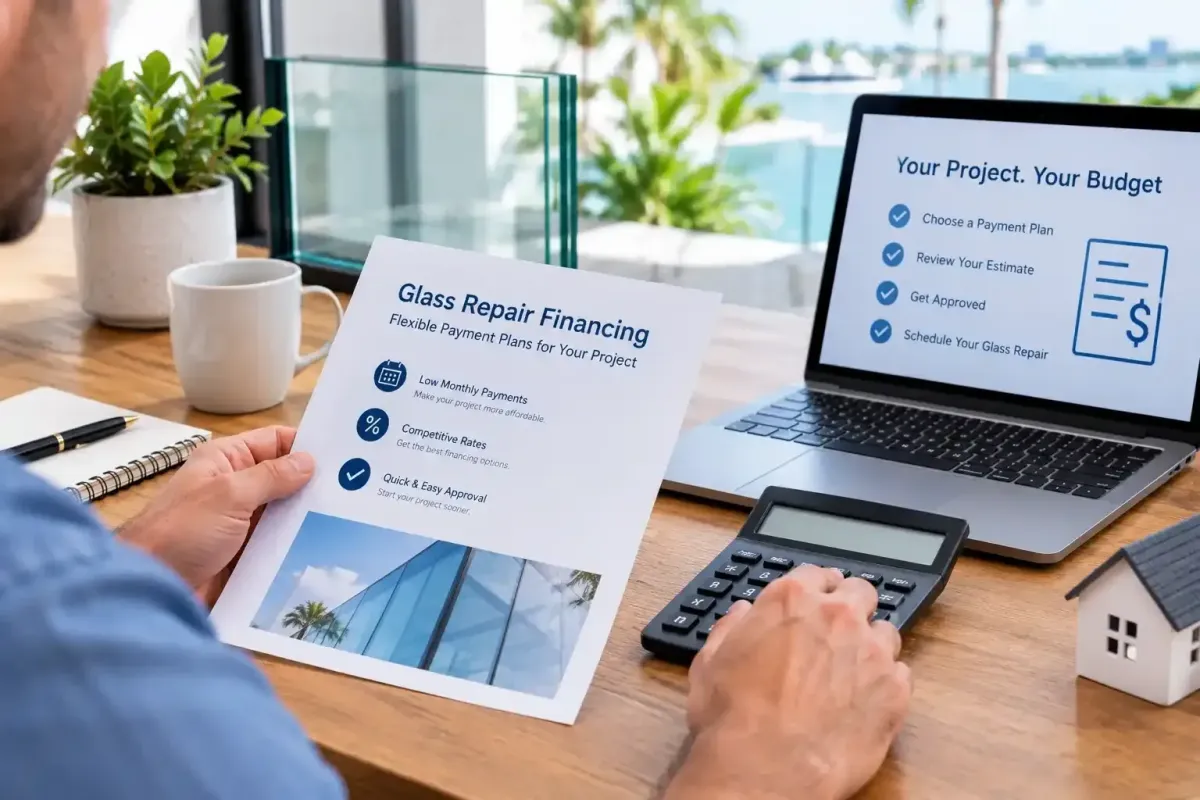 glass repair financing