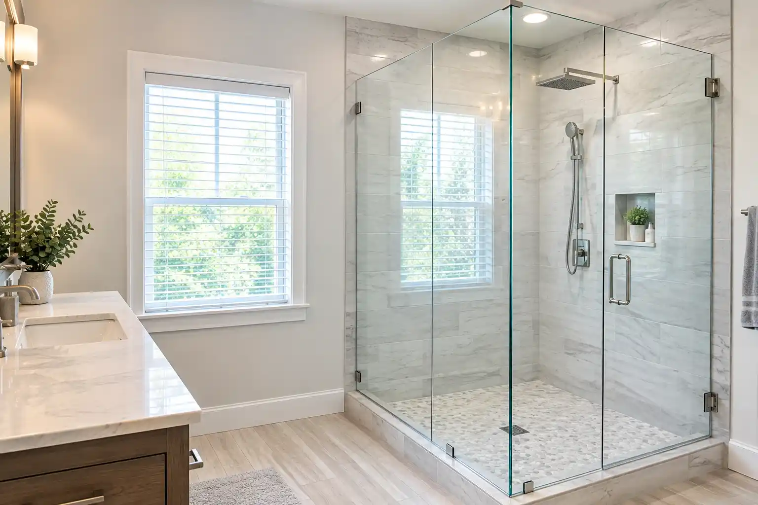 Naples custom glass feature case study  