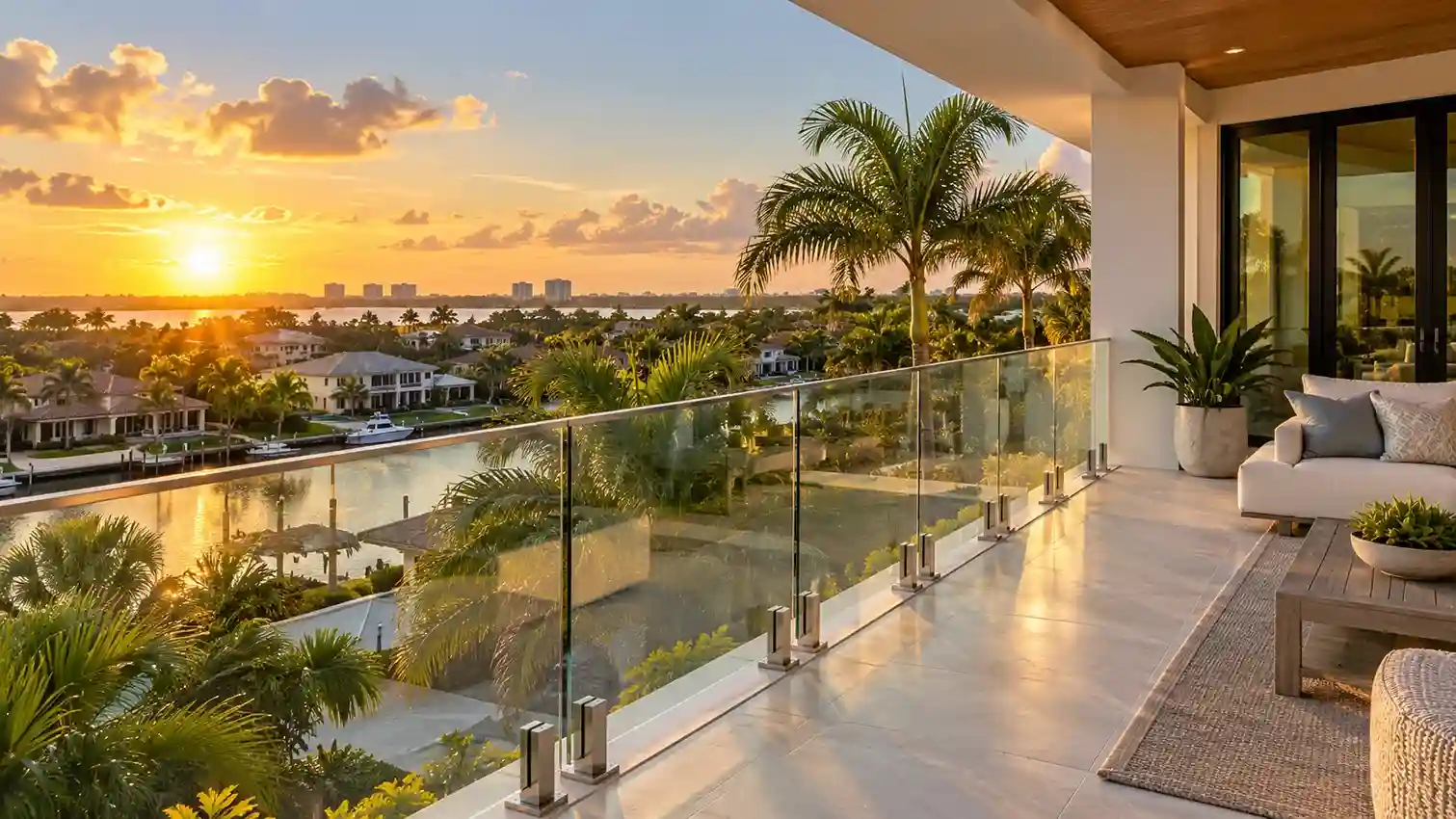 Fort Myers glass railing case study