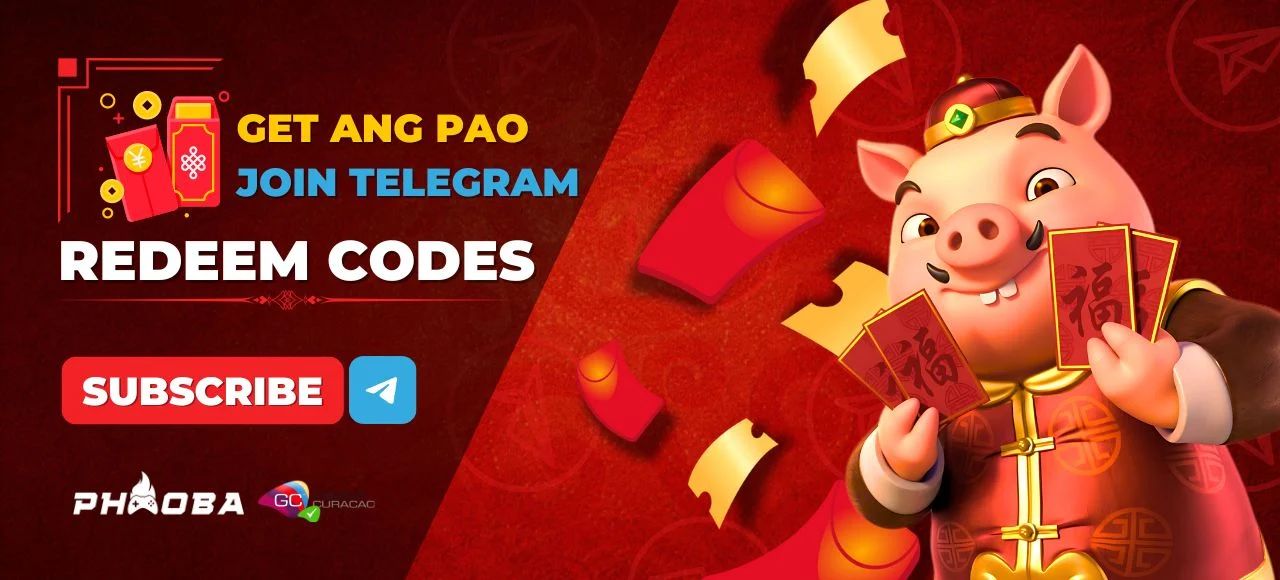 Image showcasing available redeem codes for exclusive bonuses at Phmoba Casino.