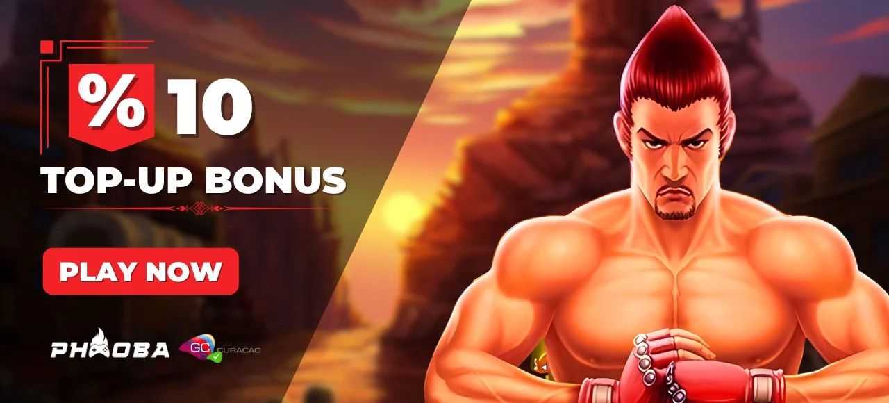 Exciting promotion for top-up bonus at Phmoba casino.