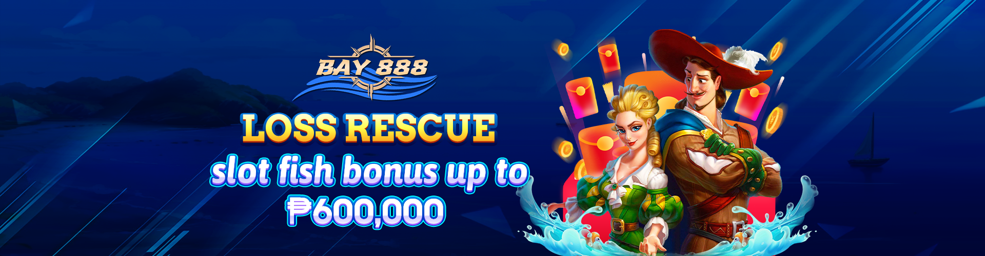 Loss Rescue Bonus at Bay888 Casino, designed to help players recover from their losses with added rewards.