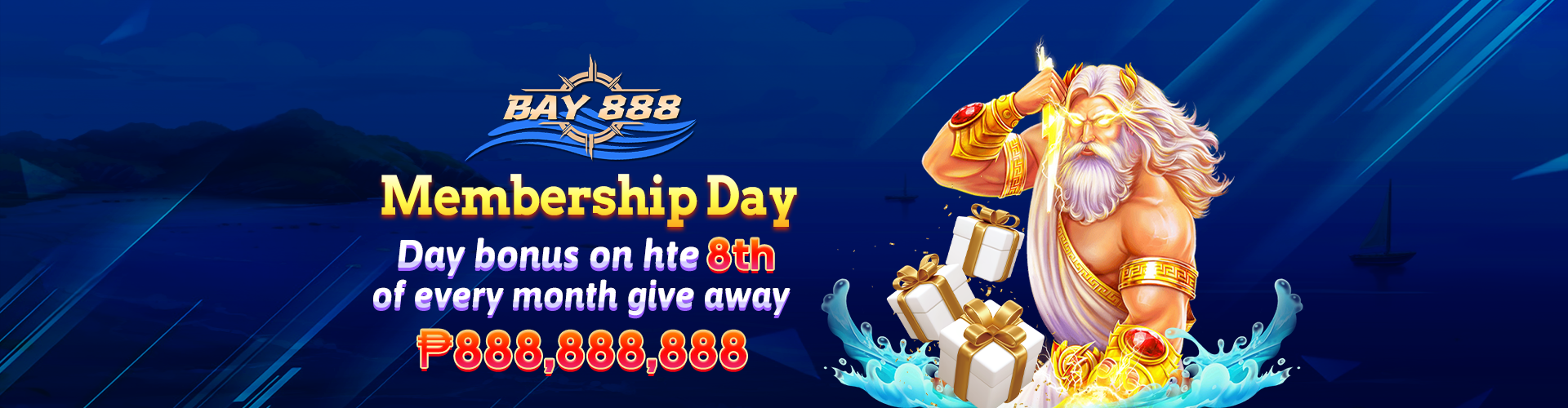 Celebrating Membership Day at Bay888 Casino with exclusive rewards and offers for our players.