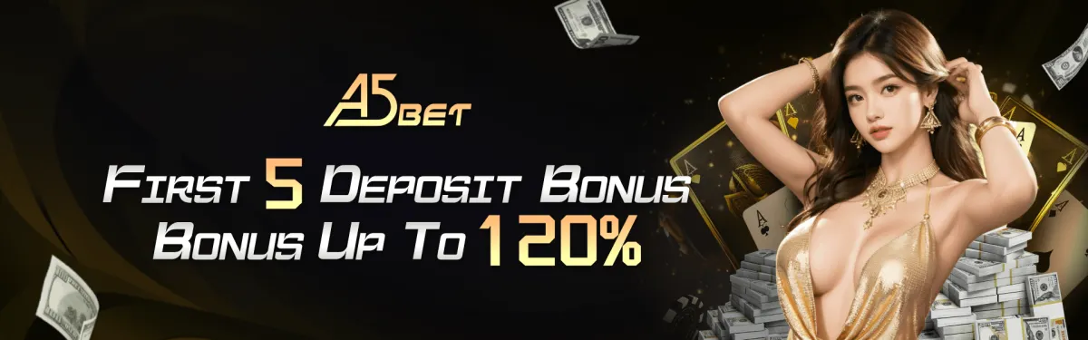 A5BET First Deposit Bonus up to 20%.