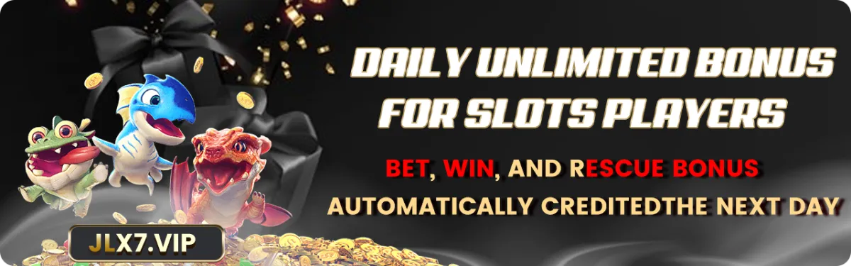 Daily unlimited spin at jlx7 casino.