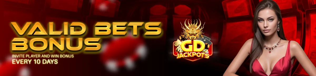 GD Jackpots Valid Bets Bonus.