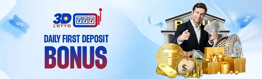 Daily First deposit bonus at 3D777.