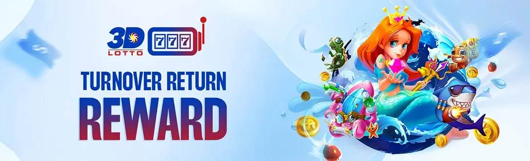 Turn Over Return Reward at 3D777.