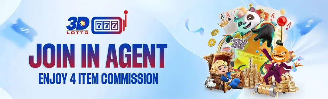 Join in Agent (enjoy 4 item commission) 3D777.