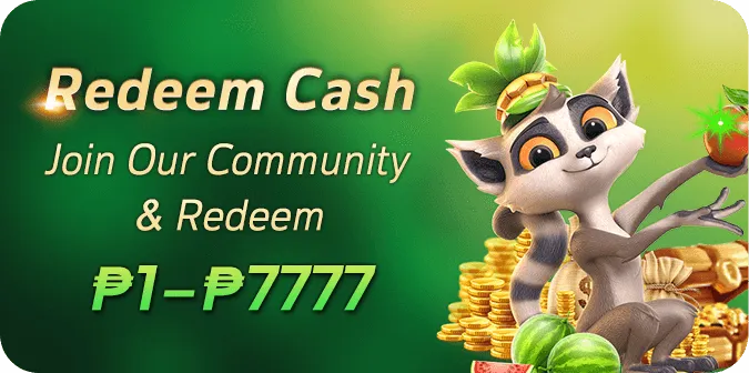 Redeem Cash. Join our community & redeem.