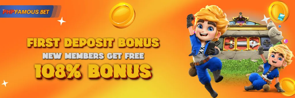 First deposit bonus from PHPFamous — additional funds on your first cash-in.