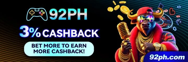 92ph 3% Cashback bet more to earn more cashback.