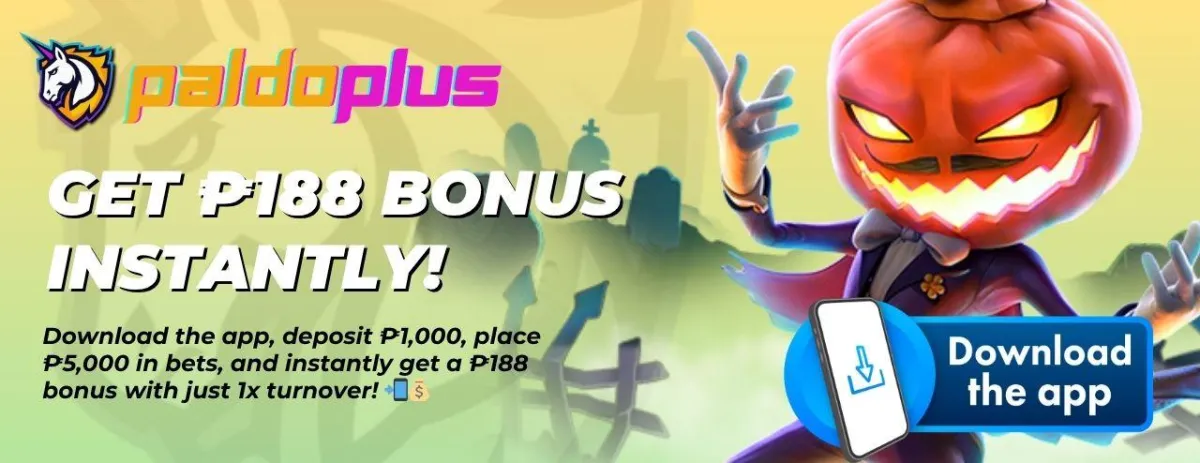 Paldo plus get 188 bonus instantly.