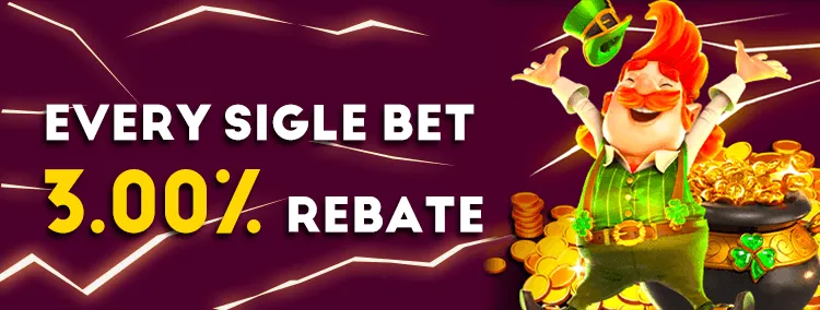 Good8 in every single bet 3.00% rebate.