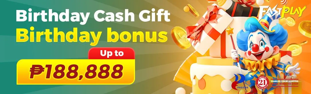 "Celebrate your birthday with a special cash gift from FastPlay Casino – just for you!"