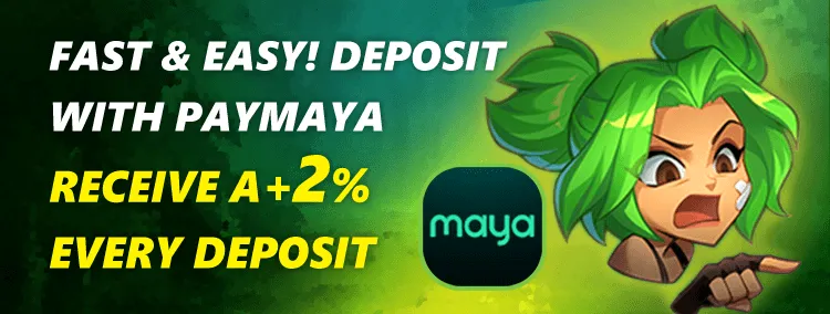 Fast & Easy deposit at maya received  2+ every deposit at 009JL.