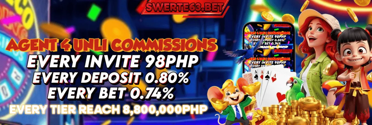 Agent Commission every invite at Swert63 Bet.