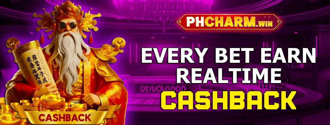 PH CHARM Every bet earn real time cashback.