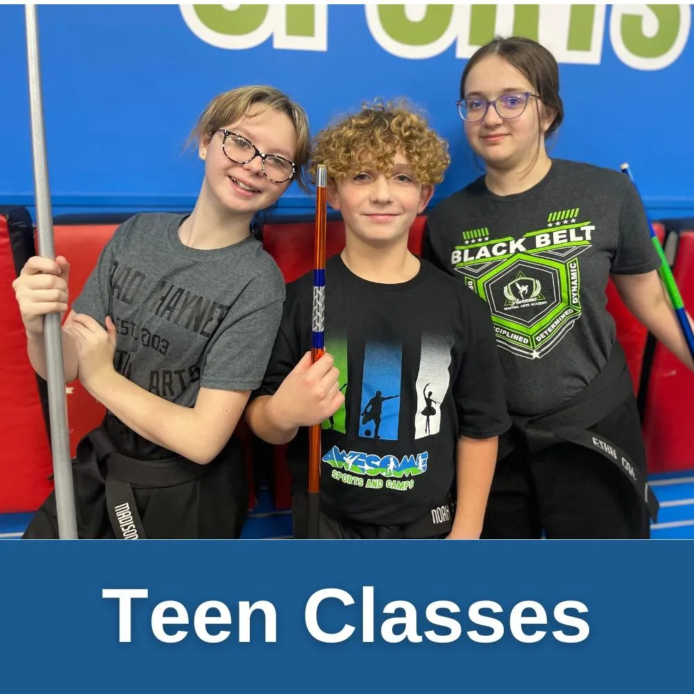 Martial Arts Classes For Teens in Clarksville!