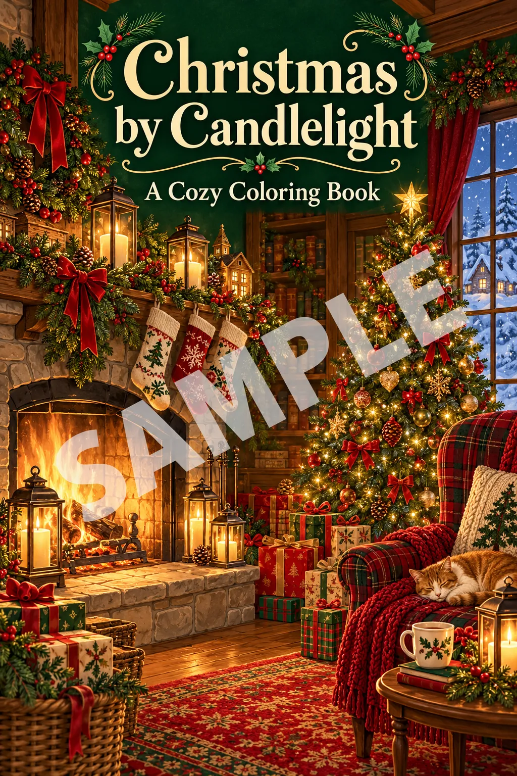 Christmas by Candlelight — watermarked sample book cover