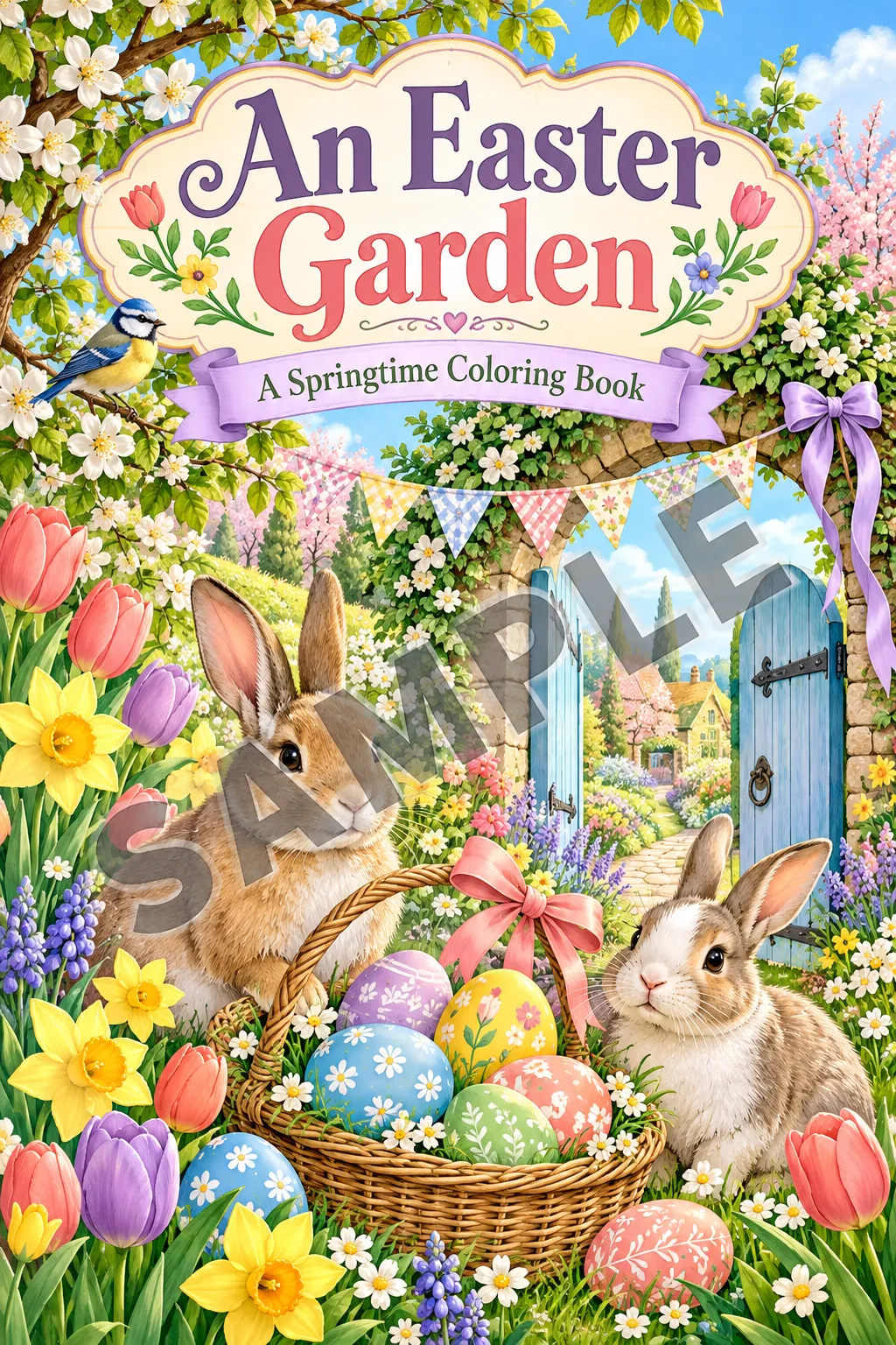An Easter Garden — watermarked sample book cover