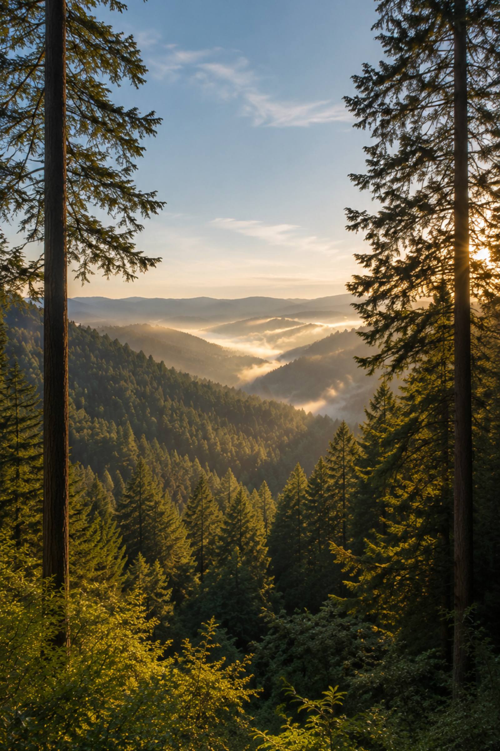 Santa Cruz Mountains, CA.