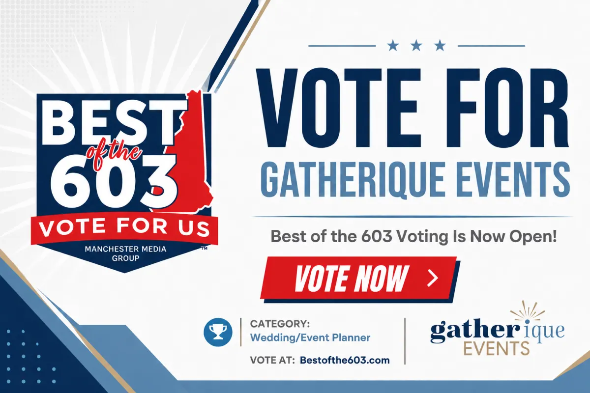 Vote for Gatherique Events: A Local Business, A Big Dream, and a Chance to Be Named Best Event Planner in the 603
