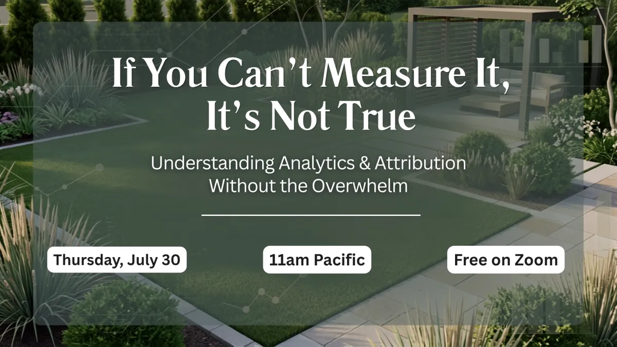 Webinar announcement- Google Ads vs. LSAs: Choosing the Right Mix for Your Landscaping Business