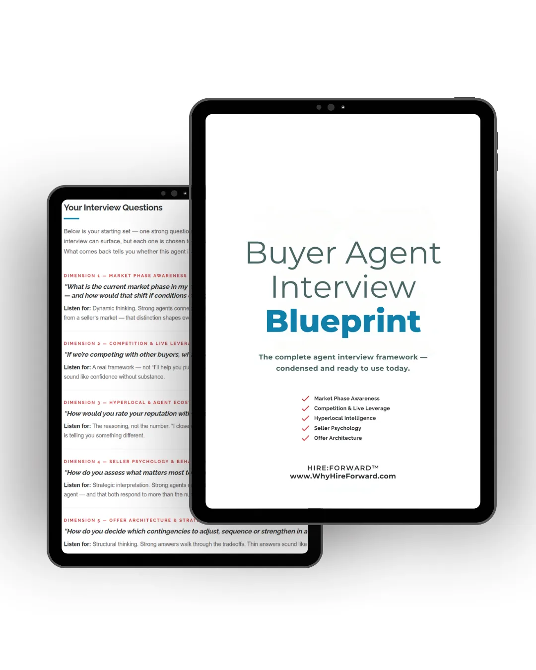 Buyer Agent Interview Blueprint — free agent vetting framework