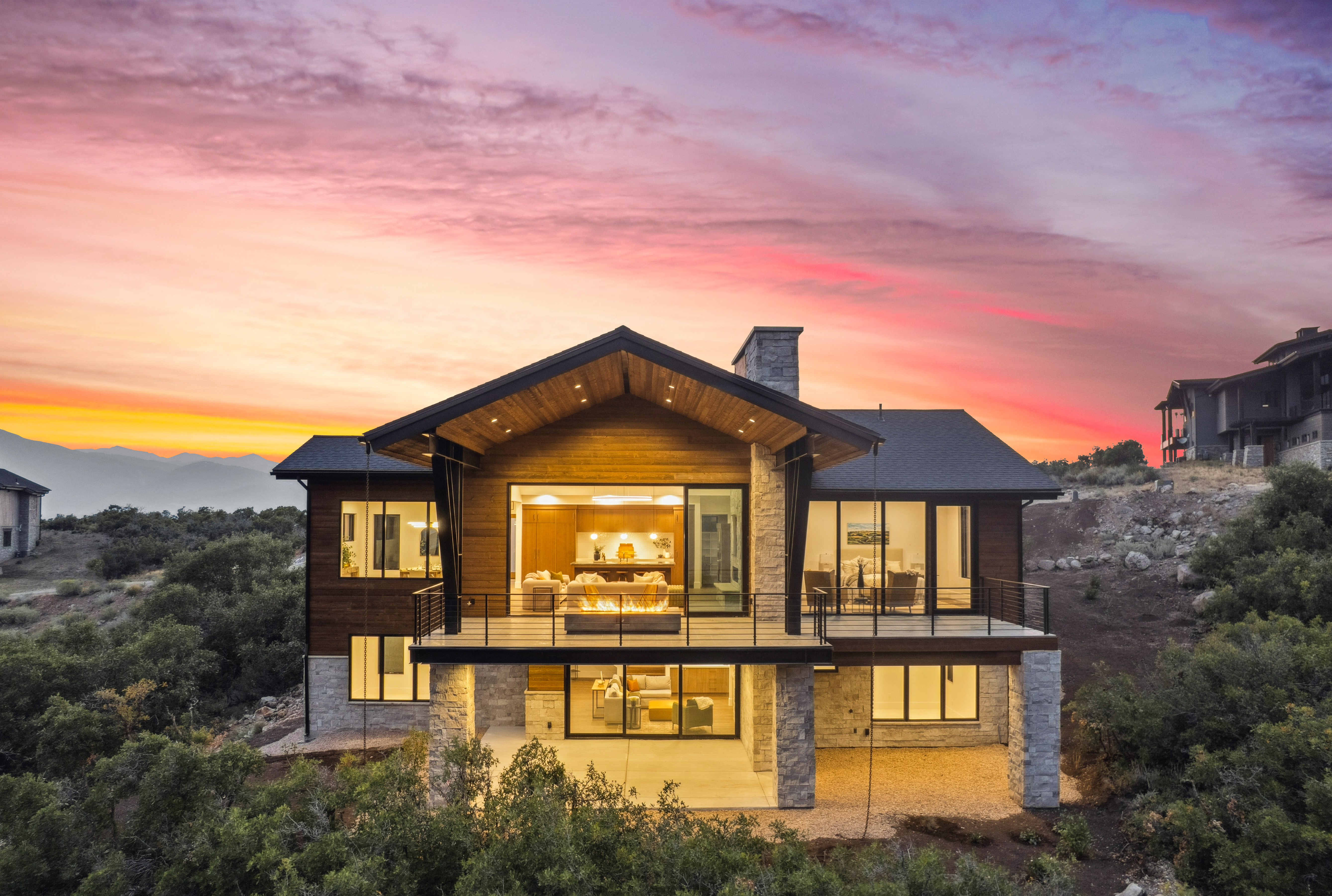 Custom home construction by Jorgenson Builders