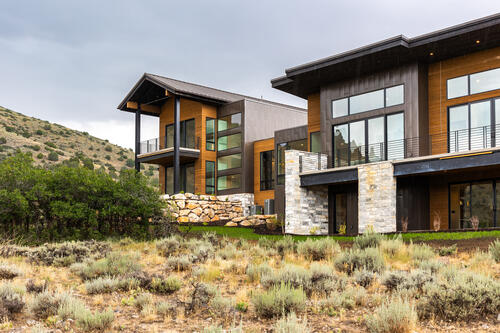 Custom estate home built by Jorgenson Builders in Red Ledges