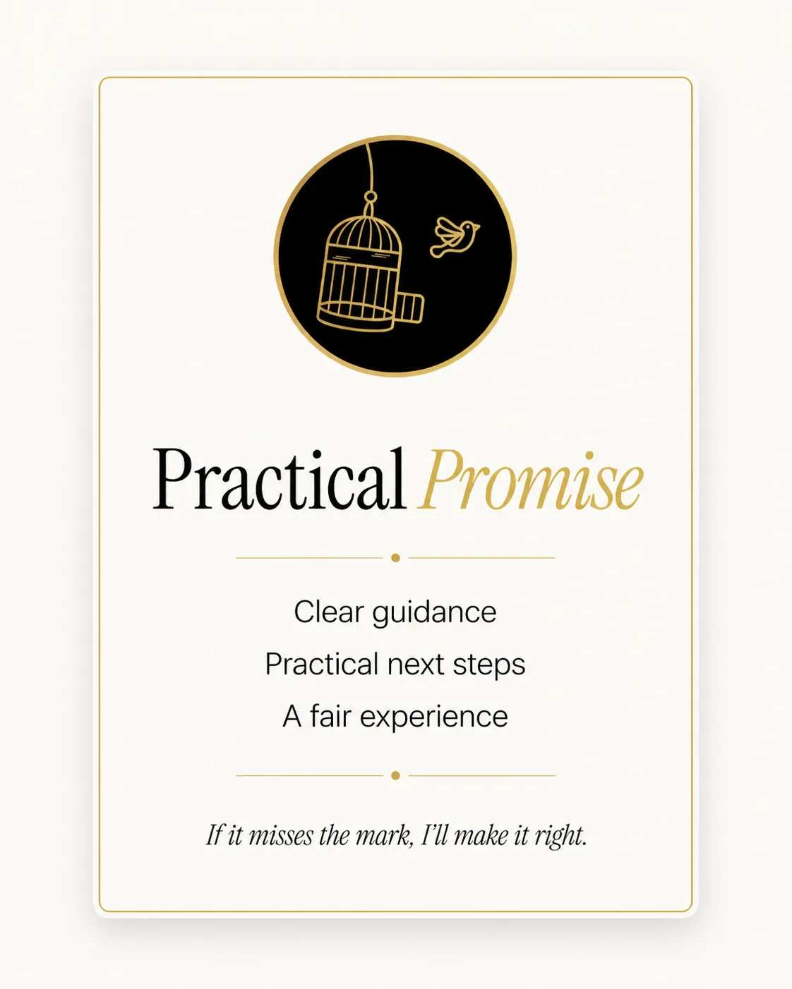 Practical Promise Card 