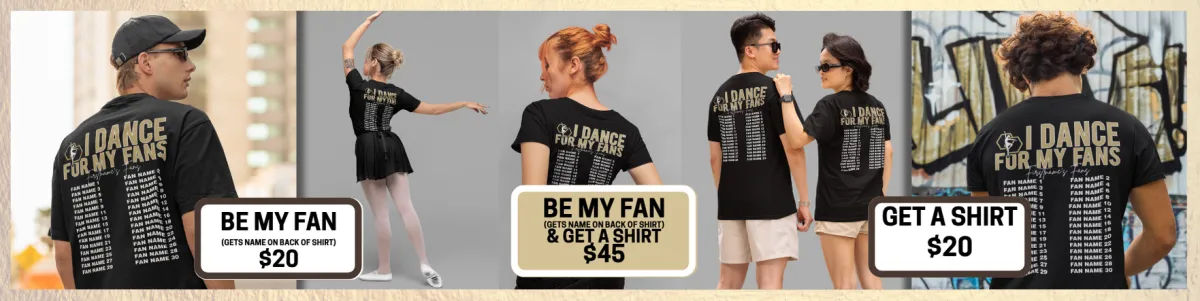 Be my fan $20