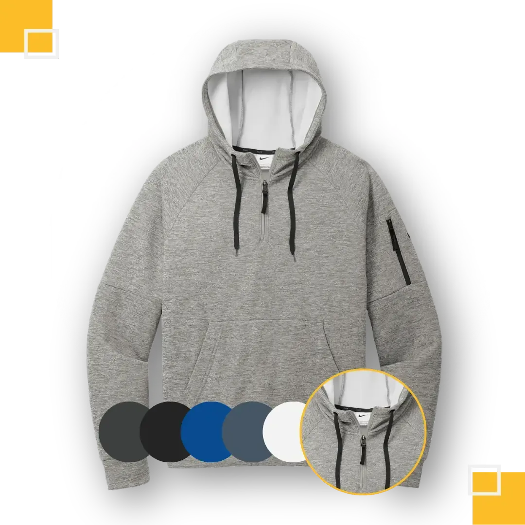 Nike Therma-FIT Pocket 1/4-Zip Fleece Hoodie 