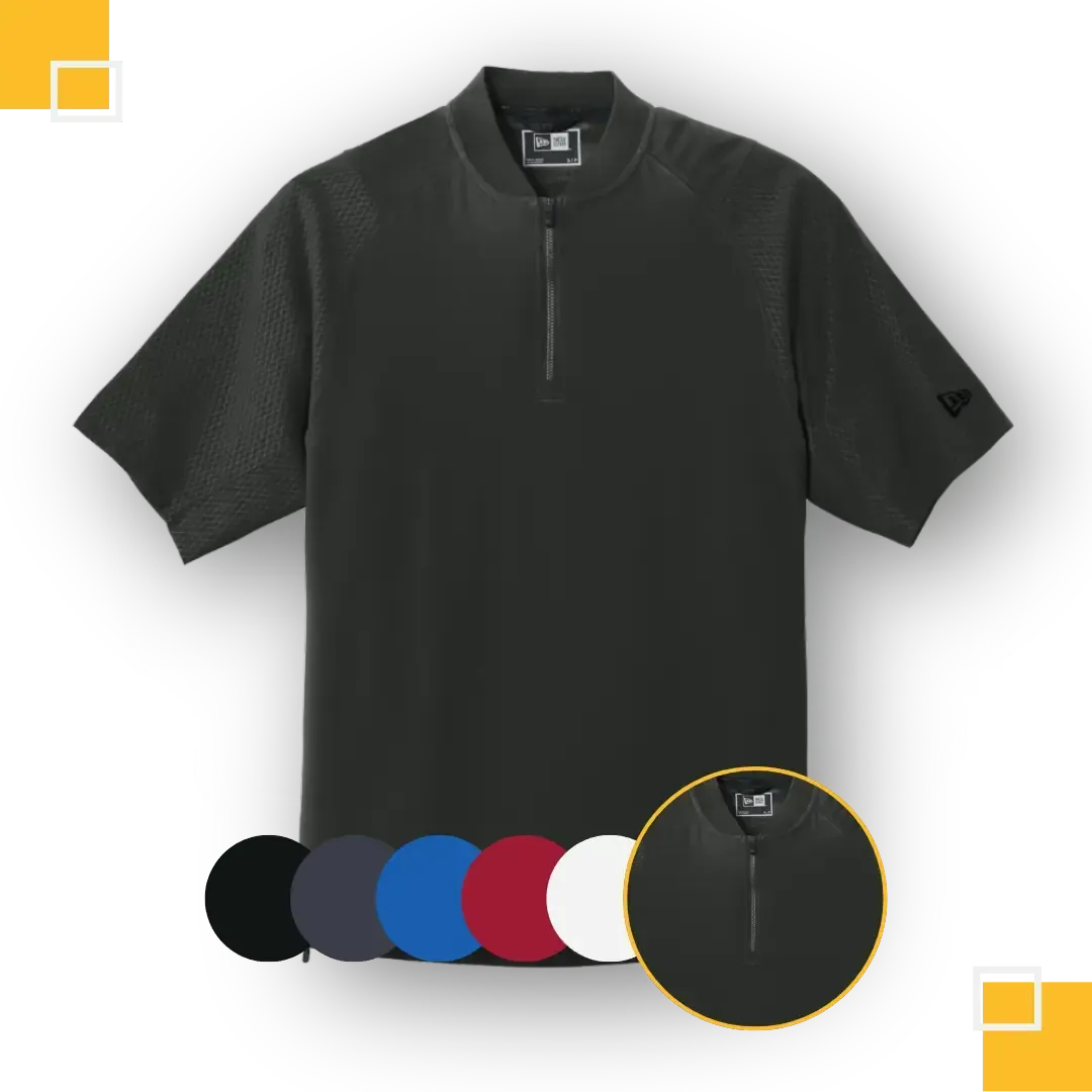New Era® Cage Short Sleeve 1/4-Zip Jacket