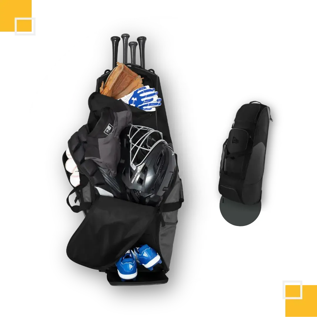 New Era® Shutout Wheeled Bat Bag 